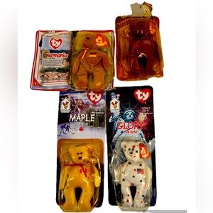 NWT: Rare set of four McDonalds collections TY bear
